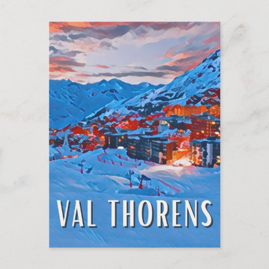 Carte Postale Val Thorens Station de ski  (Devant)