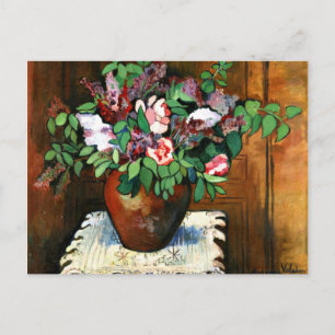 Carte Postale Valadon - Vase of Flowers, 1921
