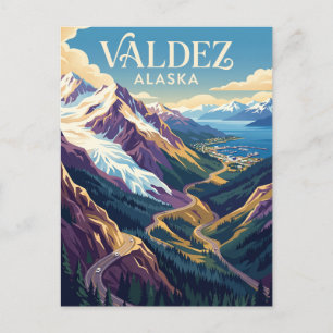 Carte Postale Valdez États-Unis