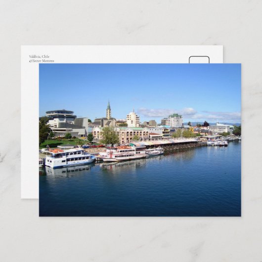 Carte Postale Valdivia, Chili (Devant / Derrière)