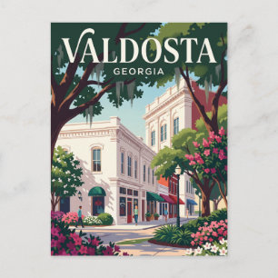 Carte Postale Valdosta, Géorgie