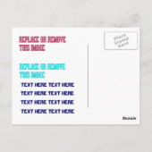 Carte Postale Vale commémorative vétéran des larmes Souvenir (Dos)