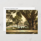 Carte Postale Vale d'Avoca, comté de Wicklow, Irlande (Devant / Derrière)