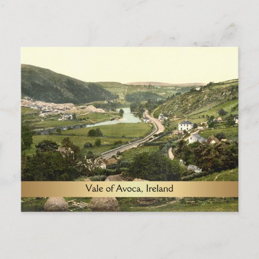 Carte Postale Vale d'Avoca II, Comté de Wicklow, Irlande (Devant)