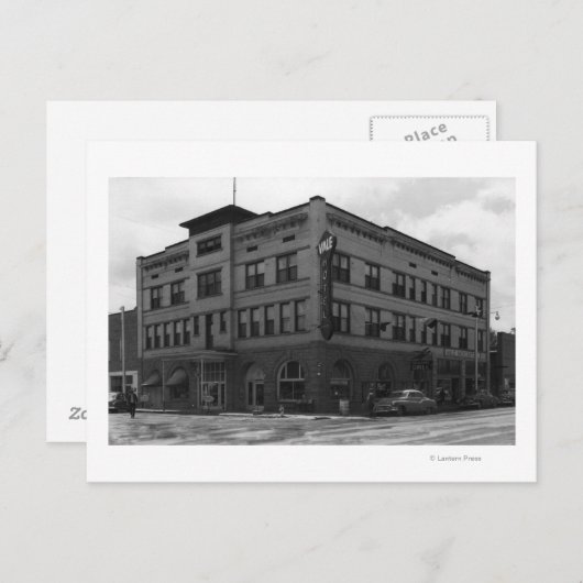 Carte Postale Vale, Oregon Vue de l'hôtel Vale Photographie (Devant / Derrière)