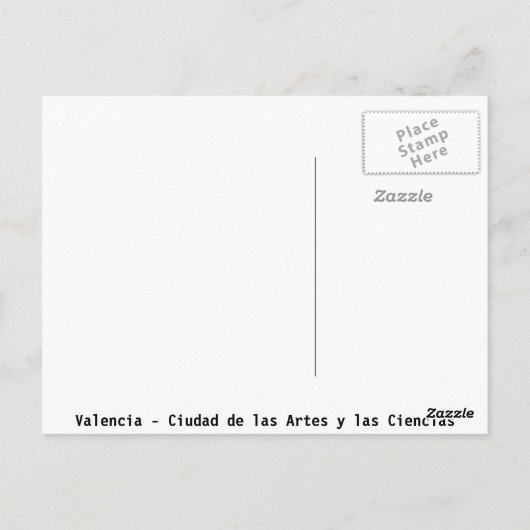 Carte Postale Valence (Dos)