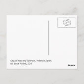 Carte Postale Valence, Cité des Arts et des Sciences (Dos)