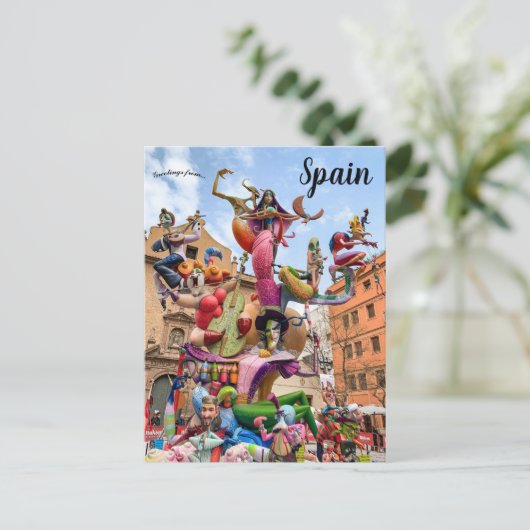 Carte Postale Valence Espagne (Debout devant)