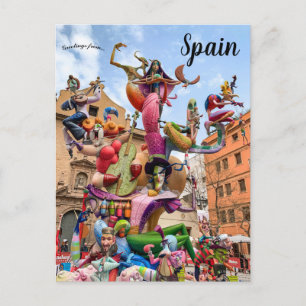 Carte Postale Valence Espagne
