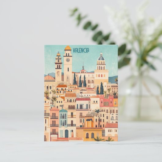 Carte Postale Valence Espagne (Debout devant)