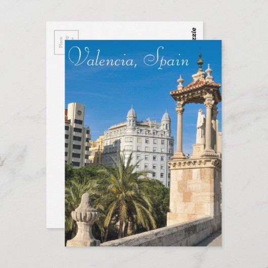 Carte Postale Valence, Espagne (Devant / Derrière)