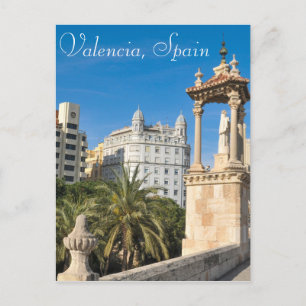 Carte Postale Valence, Espagne