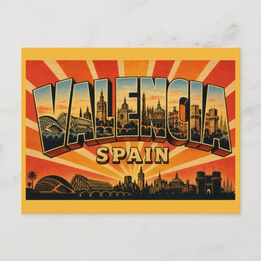 Carte Postale Valence Espagne Cité des Arts et des Sciences (Devant)