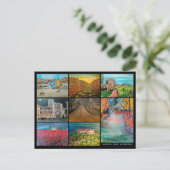 Carte Postale Valence Espagne Collage de tableaux par Alfred Fox (Debout devant)