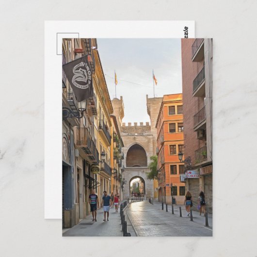 Carte Postale Valence. n° 7. (Devant / Derrière)