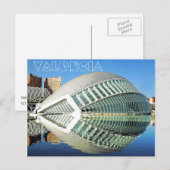 Carte Postale Valence, ville des arts et des sciences (Devant / Derrière)