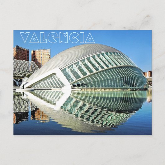 Carte Postale Valence, ville des arts et des sciences (Devant)