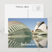 Carte postale Valencia Espagne (Devant / Derrière)