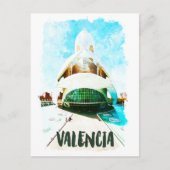 Carte Postale Valencia Espagne Palau de les Arts Reina Sofía (Devant)