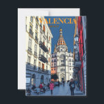 Carte Postale Valencia Espagne Travel Art Vintage<br><div class="desc">Valencia Espagne Travel Art Vintage</div>