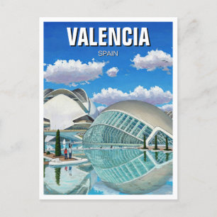 Carte Postale Valencia Espagne Voyage
