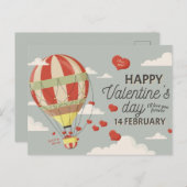 Carte Postale Valentine (Devant / Derrière)