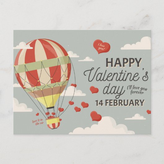 Carte Postale Valentine (Devant)