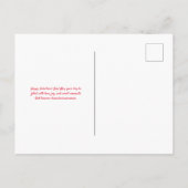 Carte Postale Valentine (Dos)