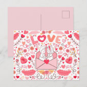 Carte Postale Valentine (Devant / Derrière)