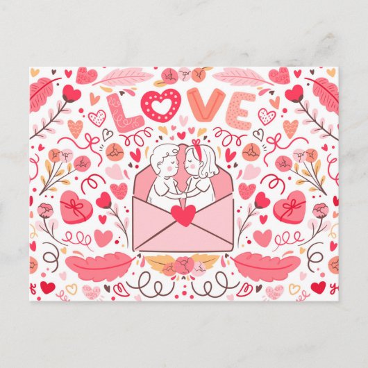 Carte Postale Valentine (Devant)