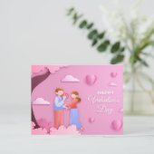 Carte Postale Valentine (Debout devant)