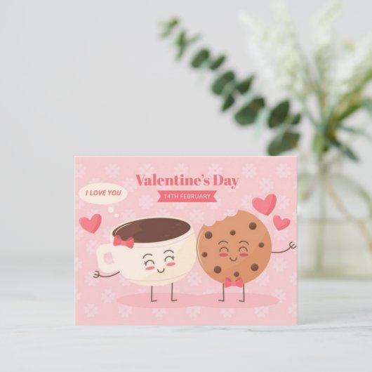 Carte Postale Valentine (Debout devant)