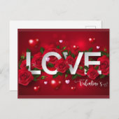 Carte Postale Valentine (Devant / Derrière)