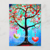 Carte Postale Valentine Abstraite (Devant)