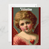 Carte postale Valentine Angel Holiday (Devant / Derrière)