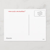 Carte postale Valentine Balloons (Dos)
