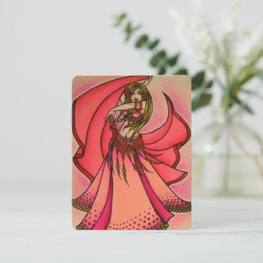 Carte postale Valentine Belly Dancer (Debout devant)