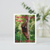 Carte postale Valentine câlin (Debout devant)