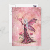 Carte postale Valentine Fairy (Devant / Derrière)