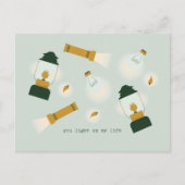 Carte postale Valentine Fleurs et arcs-en-ciel (Devant)