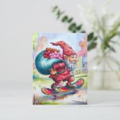 Carte Postale Valentine Gnome (Debout devant)