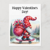 Carte Postale Valentine Gnome Bonne Valentines (Devant)