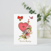 Carte postale Valentine Greutages Vintage (Debout devant)