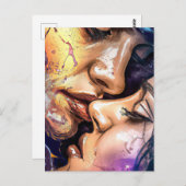 Carte postale Valentine Kiss (Devant / Derrière)