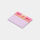 Carte Postale Valentine Kiss Post-It Notes (Incliné)