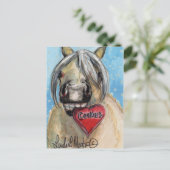 Carte postale Valentine Pony Palamino (Debout devant)