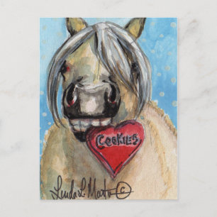 Carte postale Valentine Pony Palamino