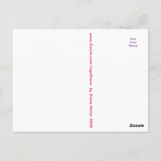 Carte postale Valentine pour enfant canard et lapi (Dos)