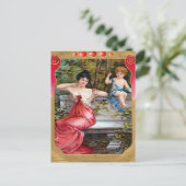Carte Postale Valentine vintage (Debout devant)
