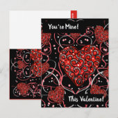 CARTE POSTALE VALENTINES (Devant / Derrière)